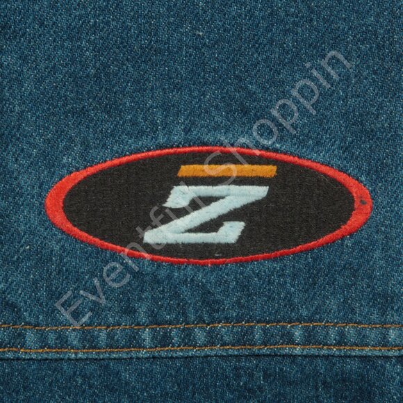 Zonz Jeans Mens 32 Blue Baggy Cargo Wide Leg 90s Skater Vintage - Picture 4 of 8